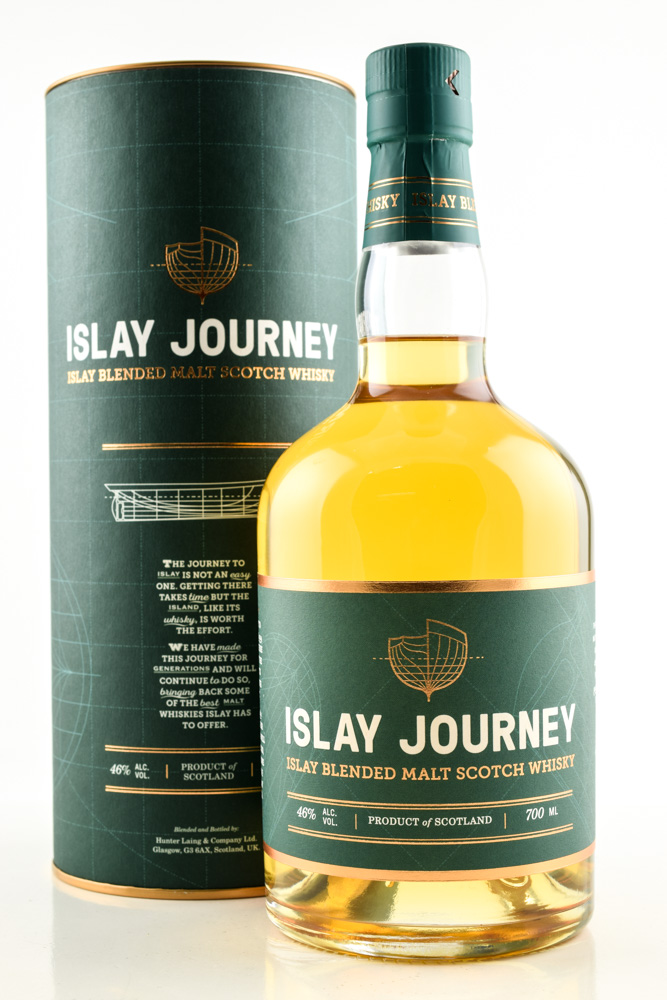 Islay Journey Blended Malt Scotch Whiskey Hunter Laing At Home Of Malts