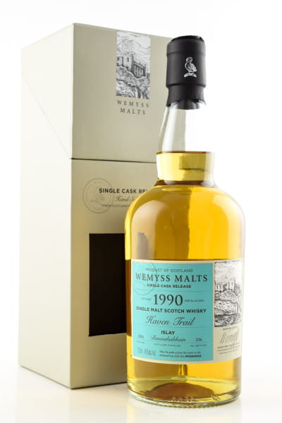 "Haven Trail" 1990/2016 Single Bourbon Hogshead Bunnahabhain Wemyss Malts 46%vol. 0,7l