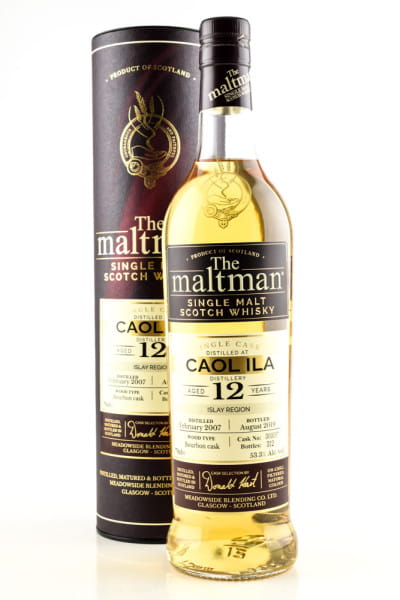 Caol Ila 12 Jahre 2007/2019 Bourbon Cask #303197 The Maltman 53,3%vol. 0,7l