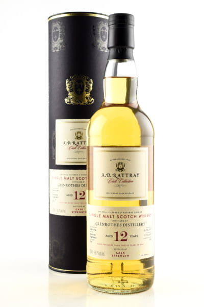 Glenrothes 12 Jahre 2007/2019 A.D. Rattray Bourbon Hogshead #5789 66,7%vol. 0,7l