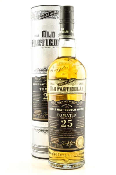 Tomatin 25 Jahre Bourbon Barrel 1995/2020 Douglas Laing "Old Particular" 55,2%vol. 0,7l