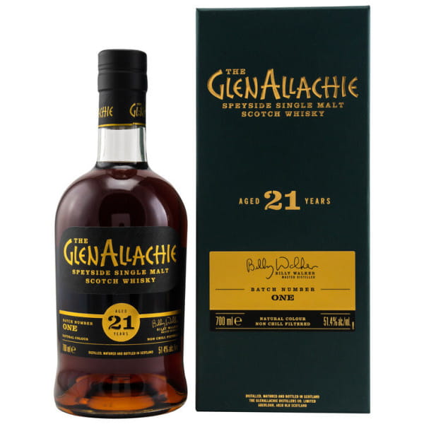 GlenAllachie 21 Jahre Batch Number ONE 51,4%vol. 0,7l