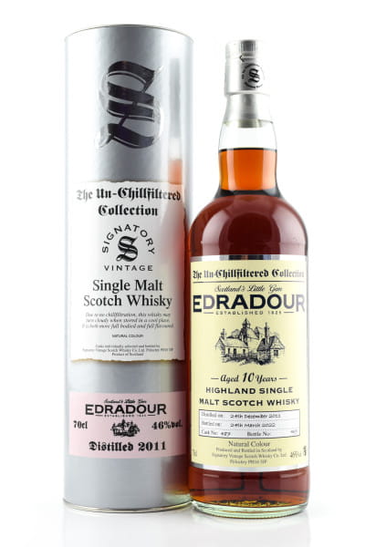 Edradour 10 Jahre 2011/2022 Single Cask #487 Signatory 46%vol. 0,7l