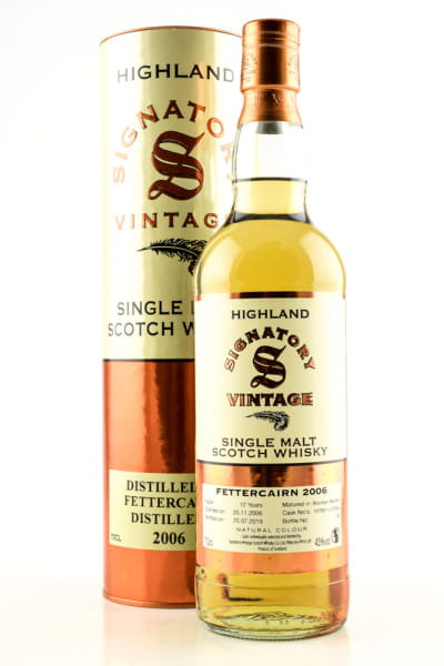 Fettercairn 12 Jahre 2006/2019 Bourbon Barrels #107681 & #107684 Vintage Signatory 43%vol. 0,7l