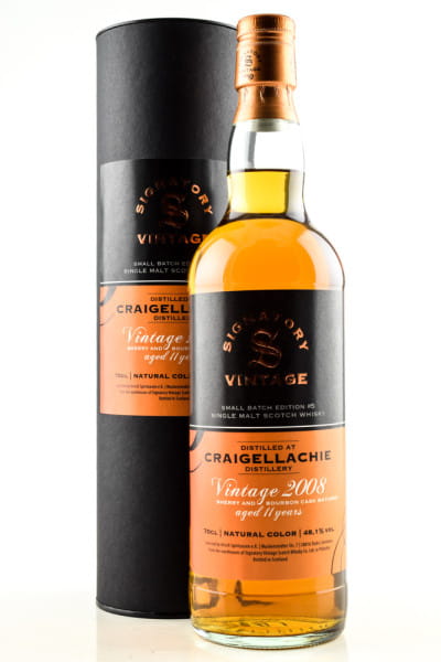 Craigellachie 11 Jahre 2008/2019 Small Batch Edition #5 Signatory 48,1%vol. 0,7l