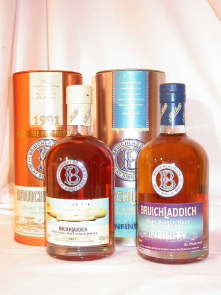 Bruichladdich Pack WMD II &quot;Yellow Submarine&quot; u. INFINITY 2x 0,7l