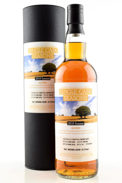 Aultmore 12 Jahre 1st-fill Sherry Butt Single Cask Seasons Signatory 47,7%vol. 0,7l