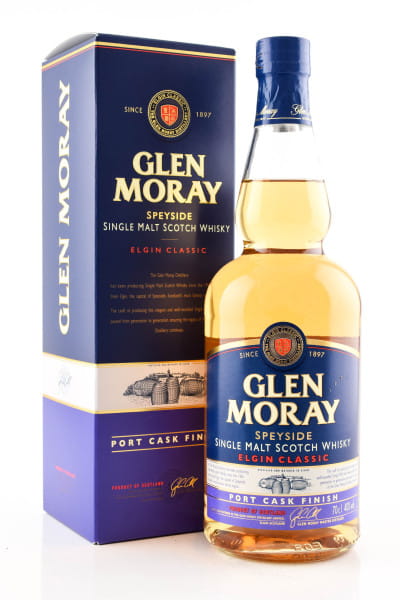 Glen Moray Port Cask Finish 40%vol. 0,7l
