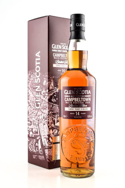 Glen Scotia 14 Jahre Tawny Port Finish Campbeltown Malts Festival 2020 52,8%vol. 0,7l