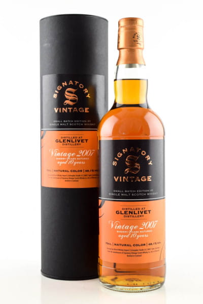 Glenlivet 10 Jahre 2007/2018 Sherry Cask Small Batch Edition #1 Signatory 48,1%vol. 0,7l