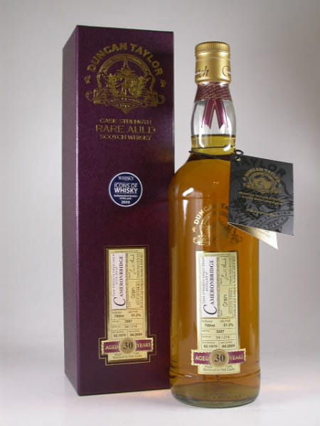 Cameronbridge 30 Jahre 1979/2009 Cask Rare Auld Duncan Taylor 51,3%vol. 0,7l