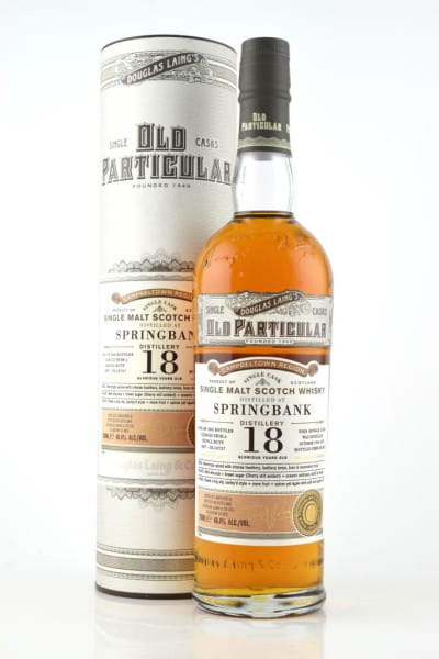 Springbank 18 Jahre Refill Butt 1996/2015 Douglas Laing "Old Particular" 48,4%vol. 0,7l