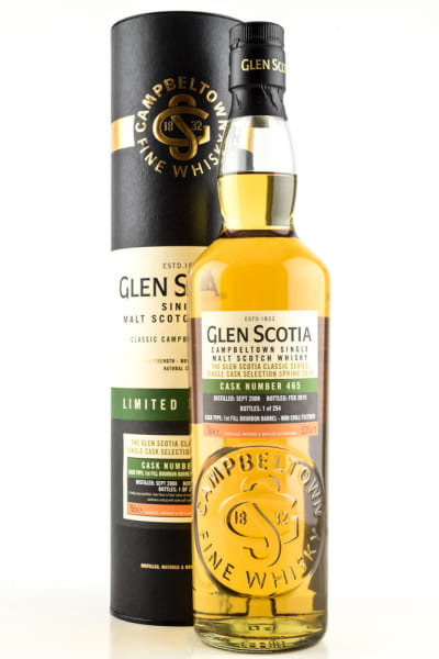 Glen Scotia 2008/2019 1st-fill Bourbon Barrel #465 53%vol. 0,7l