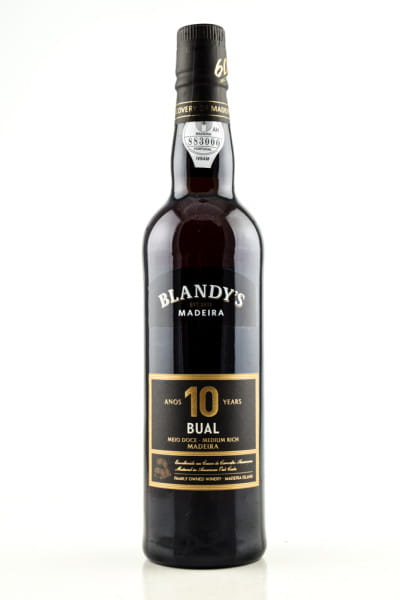 Blandy's Madeira Bual 10 Jahre Medium Rich 19%vol. 0,5l