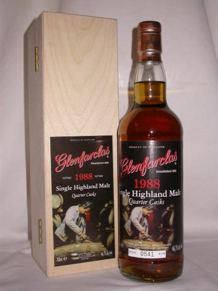 Glenfarclas 1988/2008 Quarter Casks 46,1%vol. 0,7l Holzkiste