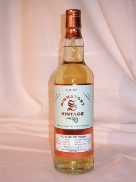 Bowmore 6 Jahre 2000/2007 Bourbon Barrel Signatory 58,9%vol.0,7l