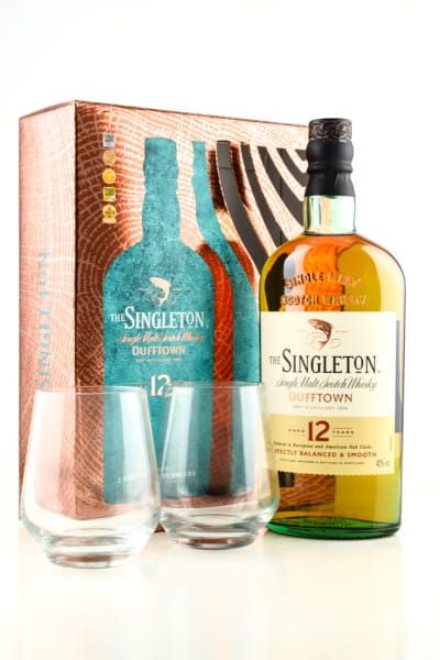 The Singleton of Dufftown 12 Jahre 40%vol. 0,7l  mit 2 Gläsern