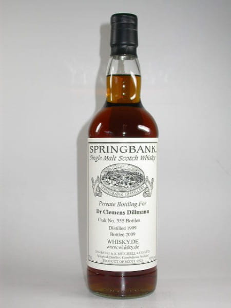 Springbank 1999/2009 1st fill sherry cask-No. 358 56.2% vol. 0,7l