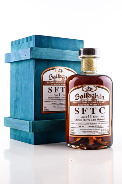 Ballechin 11 Jahre 2007/2018 SFTC Oloroso Sherry Cask Matured #17 60,4%vol. 0,5l