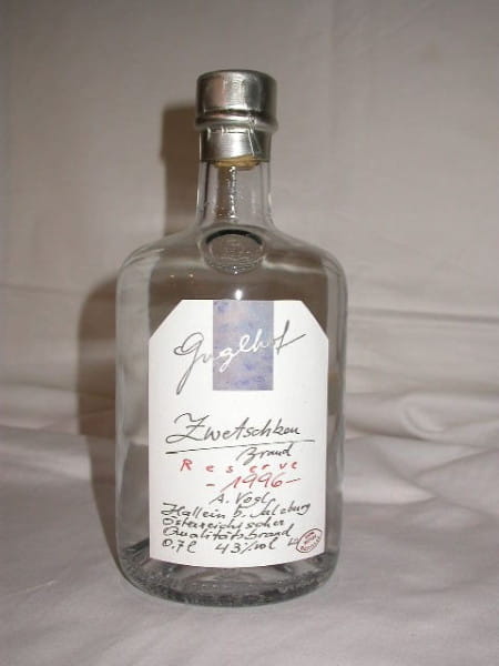 Zwetschkenbrand 1996 Reserve Guglhof 43%vol. 0,7l