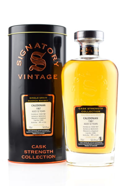 Caledonian 32 Jahre 1987/2020 Hogshead #23482 Signatory Cask Strength Coll. 52%vol. 0,7l