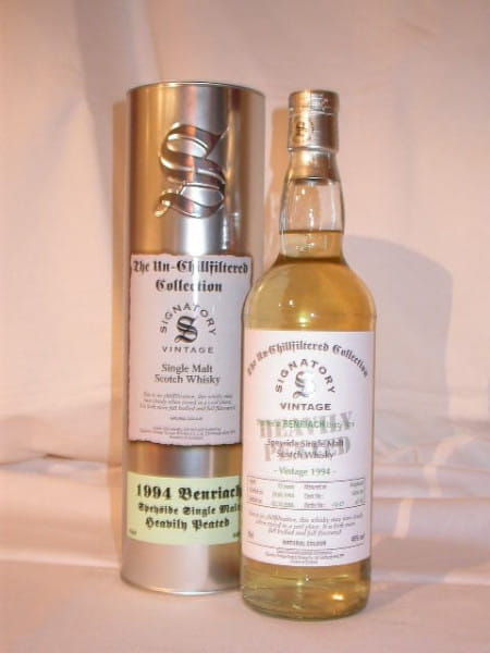 Benriach 12 Jahre 94/06 heavily peated Signatory 46%vol. 0,7l