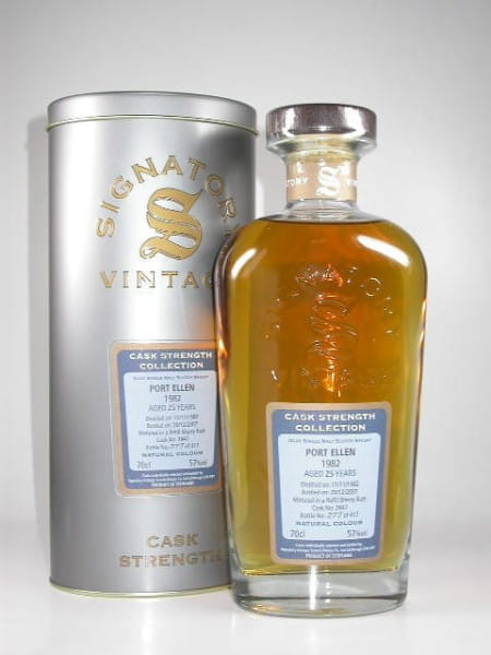 Port Ellen 1982/2007 Signatory Cask strength Coll. 57%vol. 0,7l