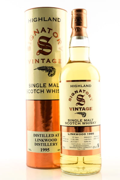 Linkwood 22 Jahre 1995/2017 Hogsheads #5959 & #5960 Vintage Signatory 43%vol. 0,7l