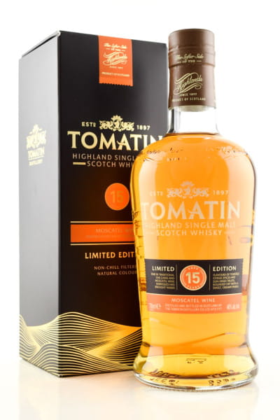 Tomatin 15 Jahre Moscatel Wine Finish 46%vol. 0,7l