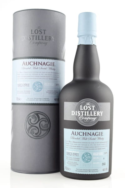 Auchnagie Blended Malt Scotch Whisky - Lost Distillery 46%vol. 0,7l - altes Design