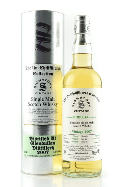 Glendullan 13 Jahre 2007/2020 Hogsheads #319299 & #319309 Un-Chillfiltered Signatory 46%vol. 0,7l