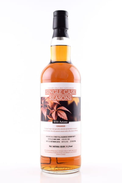 Edradour 8 Jahre 1st-fill Oloroso Sherry Butt Single Cask Seasons Signatory 51,2%vol. 0,7l