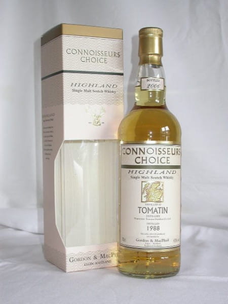 Tomatin 1988/2006 Gordon &amp; MacPhail Connoisseurs Choice 43%vol. 0,7l