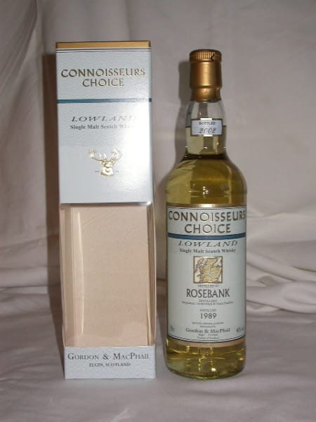 Rosebank 89/02 Gordon &amp; MacPhail Connoisseurs Ch. 40%vol. 0,7l