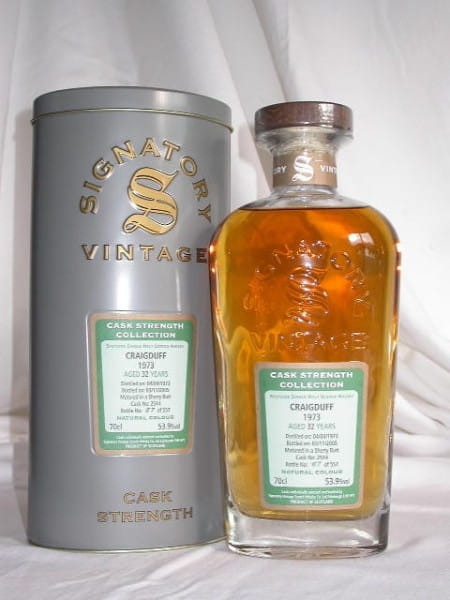 Craigduff 1973/2005 Signatory Cask strength Coll. 53,9%vol. 0,7l