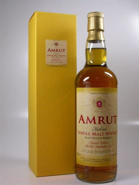 Amrut Cask Strength Bottled September 2007 - Indien - 61,9%vol. 0,7l