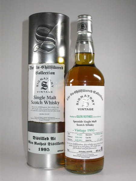 Glenrothes 16 Year Old 1995/2012 1st Fill Sherry Butt Un-chillfiltered Signatory 46% vol. 0,7l