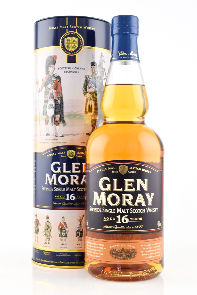 Glen Moray 16 Year Old 40 Vol 07l Speyside Scotch Whisky Countries Whisky Home Of Malts