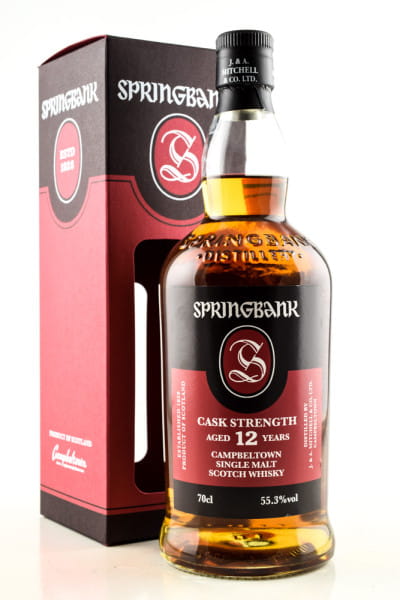 Springbank 12 Jahre Cask Strength 55,3%vol. 0,7l