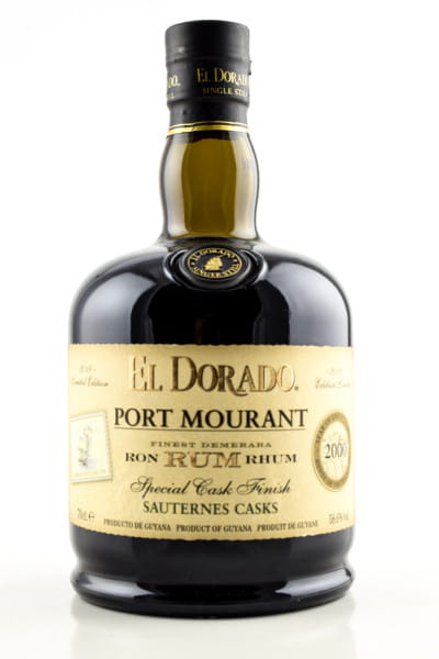 El Dorado Port Mourant 2000 Sauternes Cask Finish 58,6%vol. 0,7l