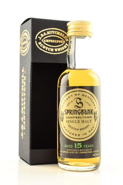 Springbank 15 Jahre 46%vol. 0,05l - ohne Geschenkpackung