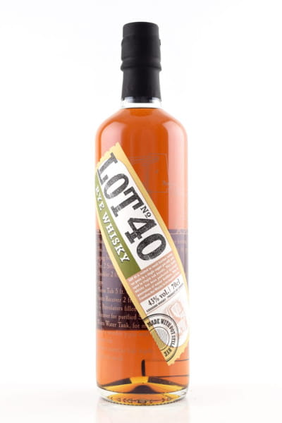 Lot No. 40 Rye Whisky 43%vol. 0,7l