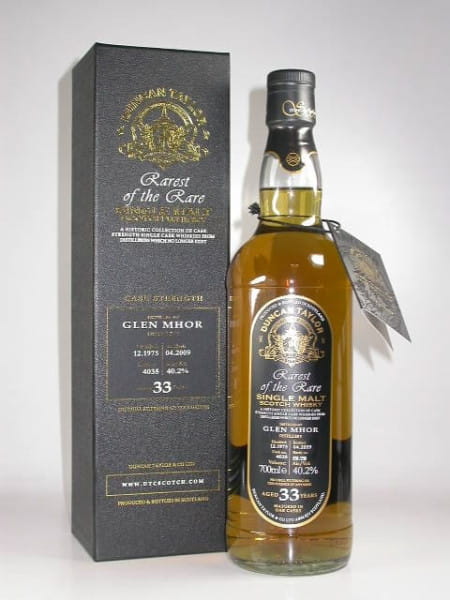 Glen Mhor 33 Jahre 1975/2009 Rarest of the Rare Duncan Taylor 40,2%vol. 0,7l