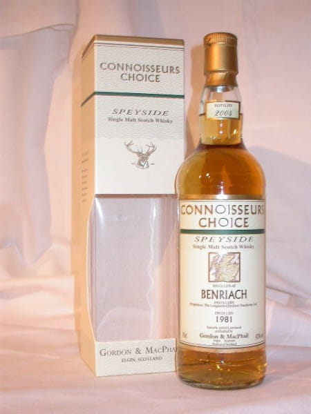 Benriach 1981/2004 Gordon &amp; MacPhail Connoisseurs Ch. 43%vol. 0,7l