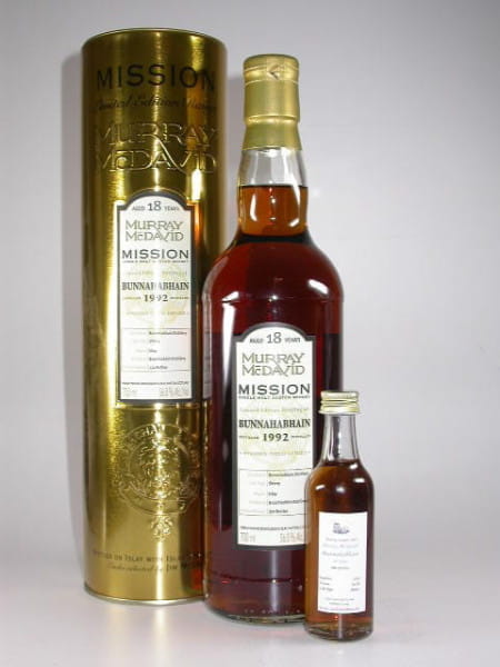 Bunnahabhain 18 Year Old 1992 Sherry Murray McDavid Gold Series 56% vol. Sample 0.05l