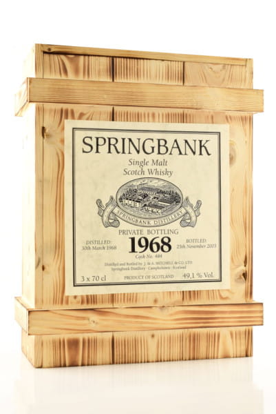 Springbank Private Bottling 1968 Holzkiste