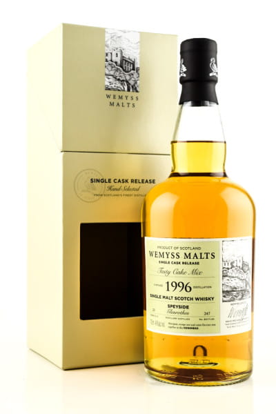 "Tasty Cake Mix" 1996/2019 Single Bourbon Hogshead Glenrothes Wemyss Malts 46%vol. 0,7l