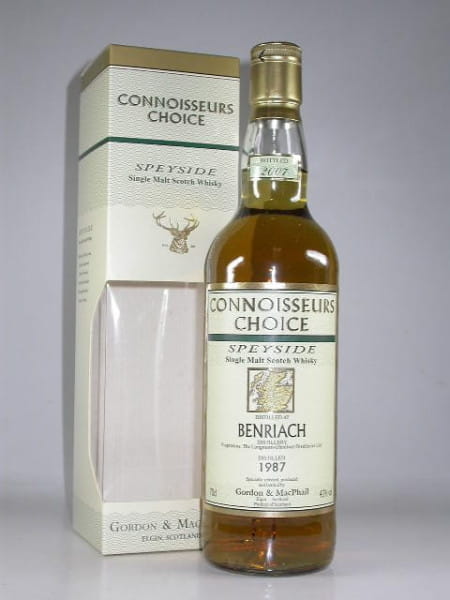 Benriach 1987/2007 Gordon &amp; MacPhail Connoisseurs Ch. 43%vol. 0,7l