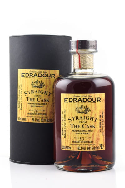 Edradour 10 Jahre 2012/2022 "Straight from the Cask" Sherry Butt #462 60,1%vol. 0,5l