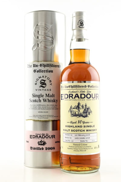 Edradour 10 Jahre 2008/2018 Single Cask #20 Signatory 46%vol. 0,7l